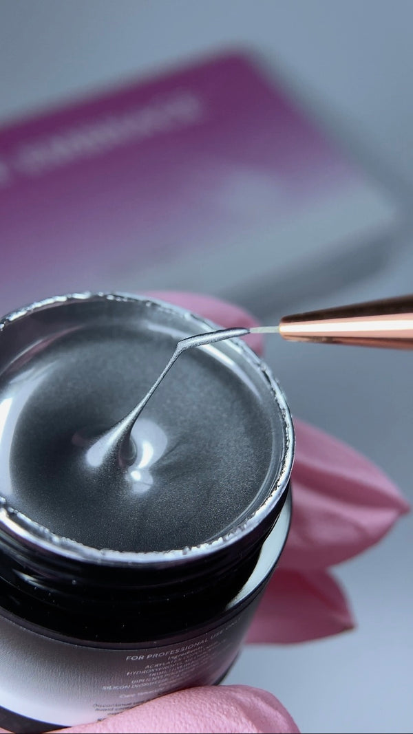 ELITE EMBRACE Professional Metallic Paint Gel Silver 5g EMGS05