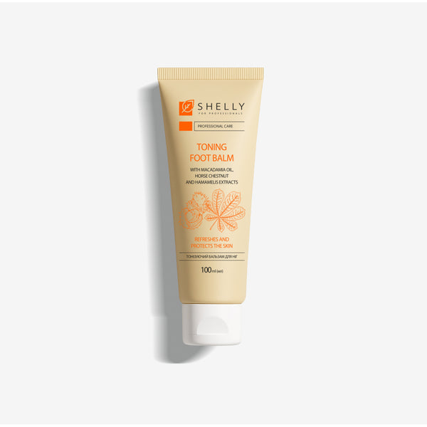 Shelly Toning Foot Balm with Macadamia Oil, Horse Chestnut Extract and Witch Hazel Extract, 100 ml