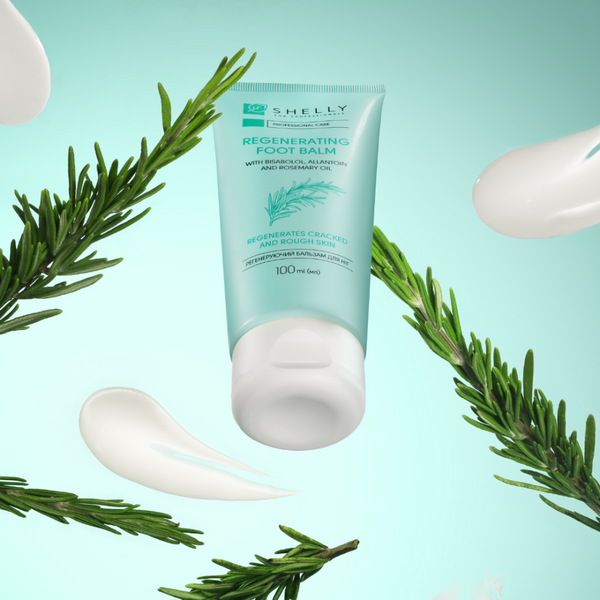 Shelly Regenerating Foot Balm with Bisabolol, Allantoin and Rosemary Oil, 100 ml