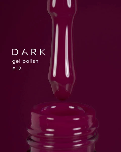 Dark gel polish 12, 10 ml