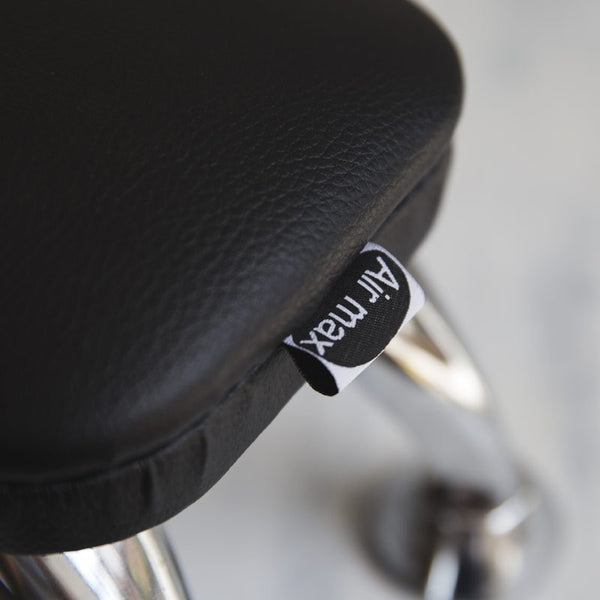 MANICURE STAND AIR MAX №2 -black (eco leather on silver legs)