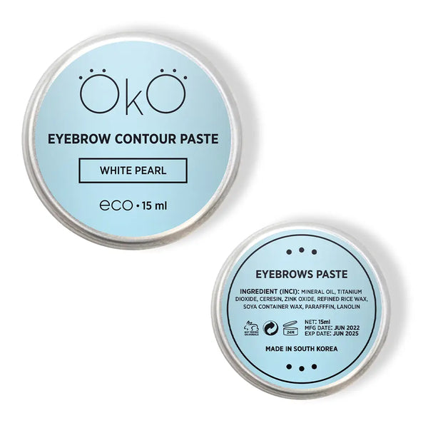 OKO Eyebrow Contour Paste White Pearl, 15 ml OKOpaste