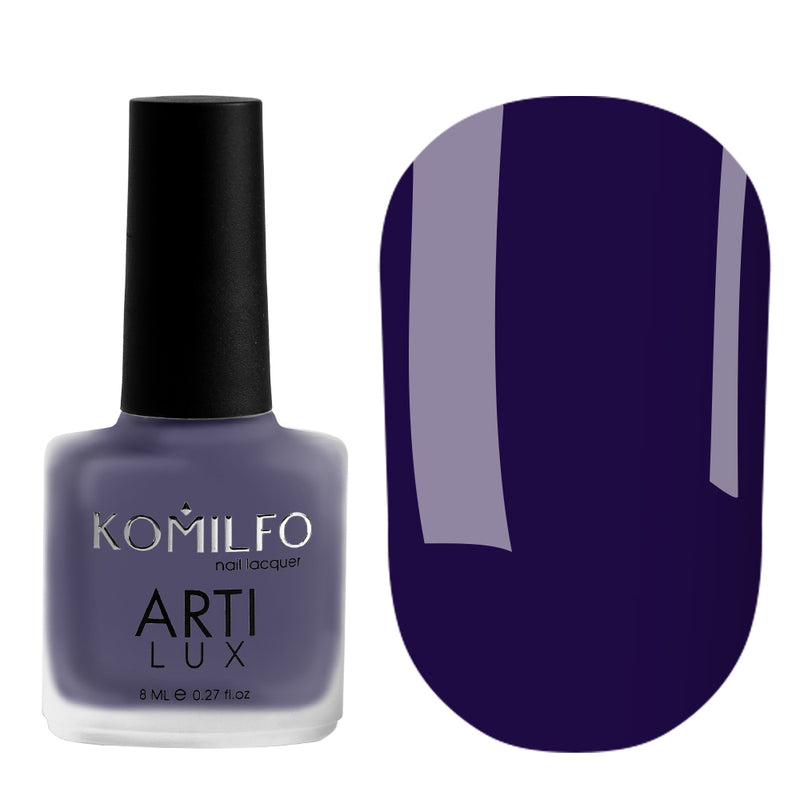 KOMILFO ARTILUX 026 ЗВИЧАЙНИЙ ЛАК ДЛЯ НІГТІВ (НЕ ГЕЛЬ) (ТЕМНО-СИНІЙ, ЕМАЛЬ), 8 МЛ 222026