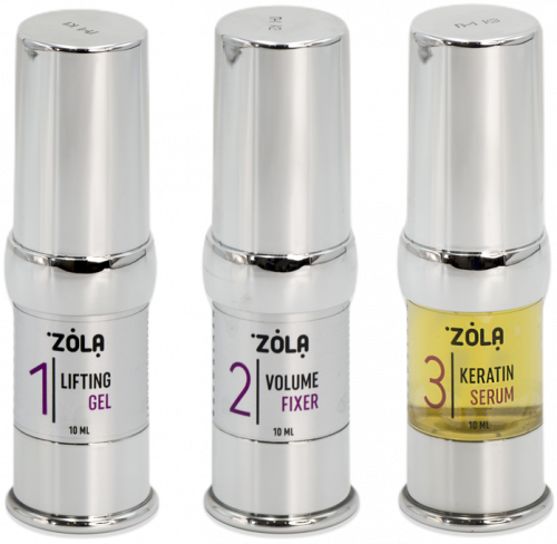 СИСТЕМА ДЛЯ ЛАМИНИРОВАНИЯ ZOLA BROW&amp;LASH 3x10 мл 04440
