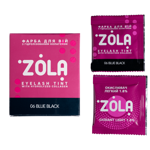 ZOLA Professional Tint 06 Blue Black Collagen Formula 5ml