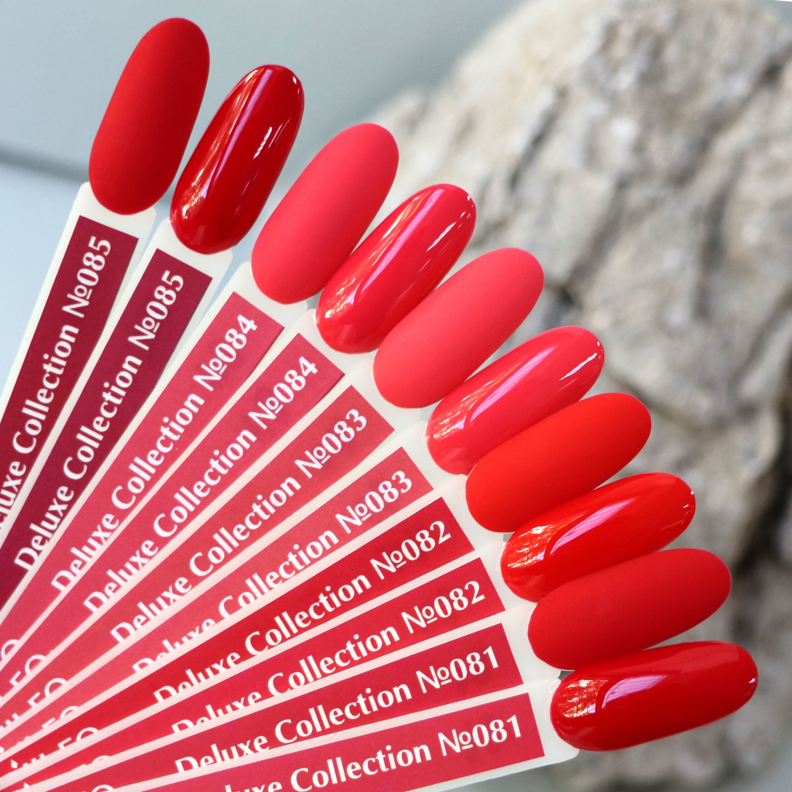 Gel Polish Komilfo Deluxe Series D080 (red, enamel), 8 ml