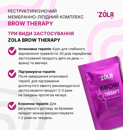 ZOLA Restructuring Membrane-Lipid Complex Brow Therapy 1.5 ml x 10 pcs