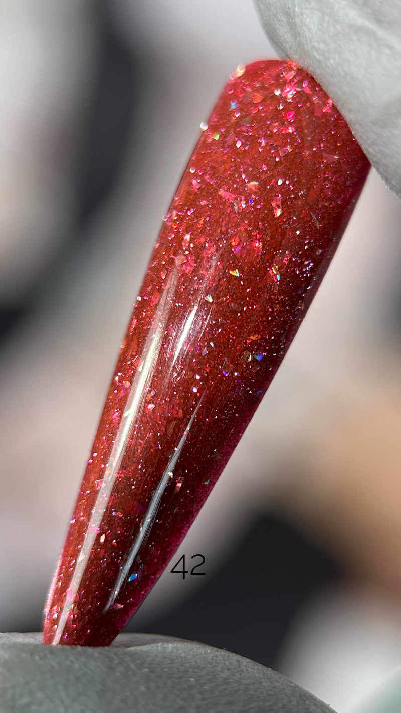 SAGA professional Gel Polish Fiery gel 42 9 мл