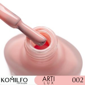 KOMILFO ARTILUX 002 NAIL REGULAR POLISH(NOT A GEL)(PINK, TRANSLUCENT FOR A COAT, ENAMEL), 8 ML 222002
