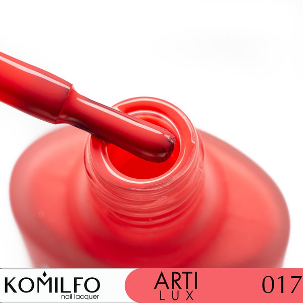 KOMILFO ARTILUX 017 NAIL REGULAR POLISH(NOT A GEL)(SALMON, ENAMEL), 8 ML 222017
