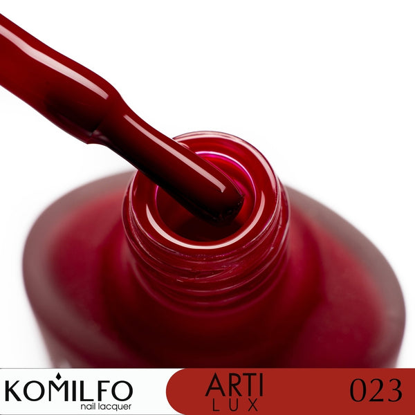 KOMILFO ARTILUX 023 ЗВИЧАЙНИЙ ЛАК ДЛЯ НІГТІВ (НЕ ГЕЛЬ) (БОРДОВИЙ, ЕМАЛЬ), 8 МЛ 222023