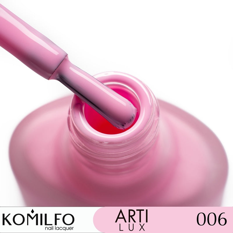 KOMILFO ARTILUX 006 ЛАК ДЛЯ НОГТЕЙ ОБЫЧНЫЙ(НЕ ГЕЛЬ)(РОЗОВО-ФИОЛЕТОВЫЙ, ЭМАЛЬ), 8 МЛ 222006