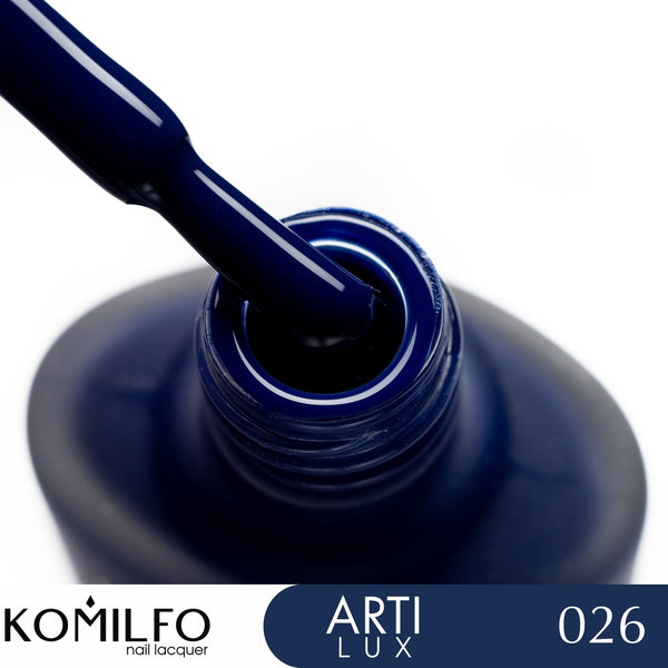 KOMILFO ARTILUX 026 ЗВИЧАЙНИЙ ЛАК ДЛЯ НІГТІВ (НЕ ГЕЛЬ) (ТЕМНО-СИНІЙ, ЕМАЛЬ), 8 МЛ 222026