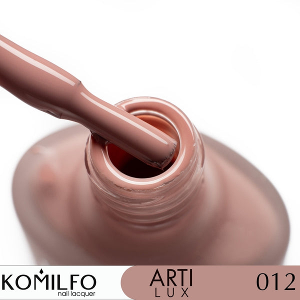 KOMILFO ARTILUX 012 NAIL REGULAR POLISH(NOT A GEL)(MOCHA, ENAMEL), 8 ML 222012