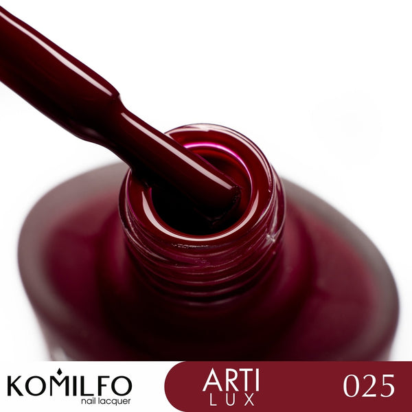 KOMILFO ARTILUX 025 ЗВИЧАЙНИЙ ЛАК ДЛЯ НІГТІВ (НЕ ГЕЛЬ) (МАРСАЛА, ЕМАЛЬ), 8 МЛ 222025