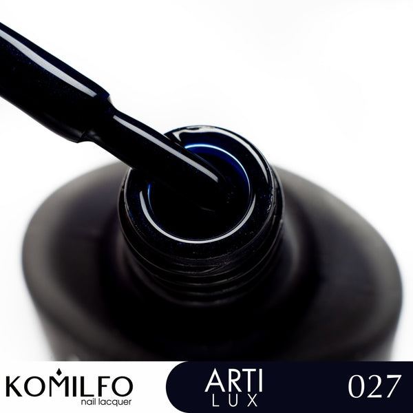 KOMILFO ARTILUX 027 ЗВИЧАЙНИЙ ЛАК ДЛЯ НІГТІВ (НЕ ГЕЛЬ) (СИНІЙ, З ШІММЕРОМ), 8 МЛ 222027