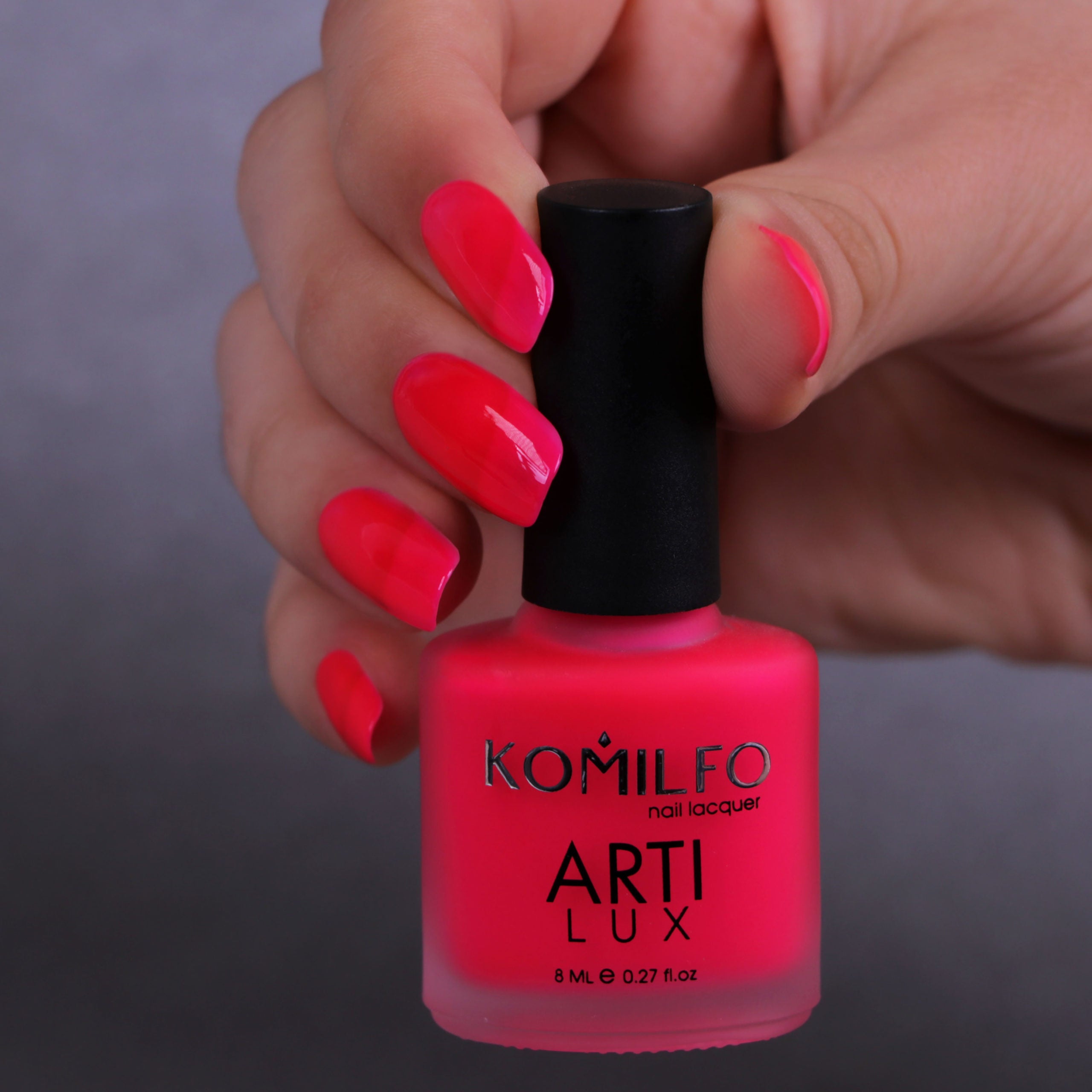 KOMILFO ARTILUX 030 ЛАК ДЛЯ НОГТЕЙ ОБЫЧНЫЙ(НЕ ГЕЛЬ)(ЯРКО-РОЗОВЫЙ, НЕОНОВЫЙ), 8 МЛ 222030