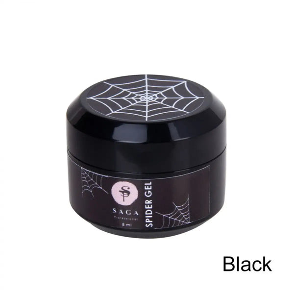 SAGA professional spider gel black Spider 01 8 мл