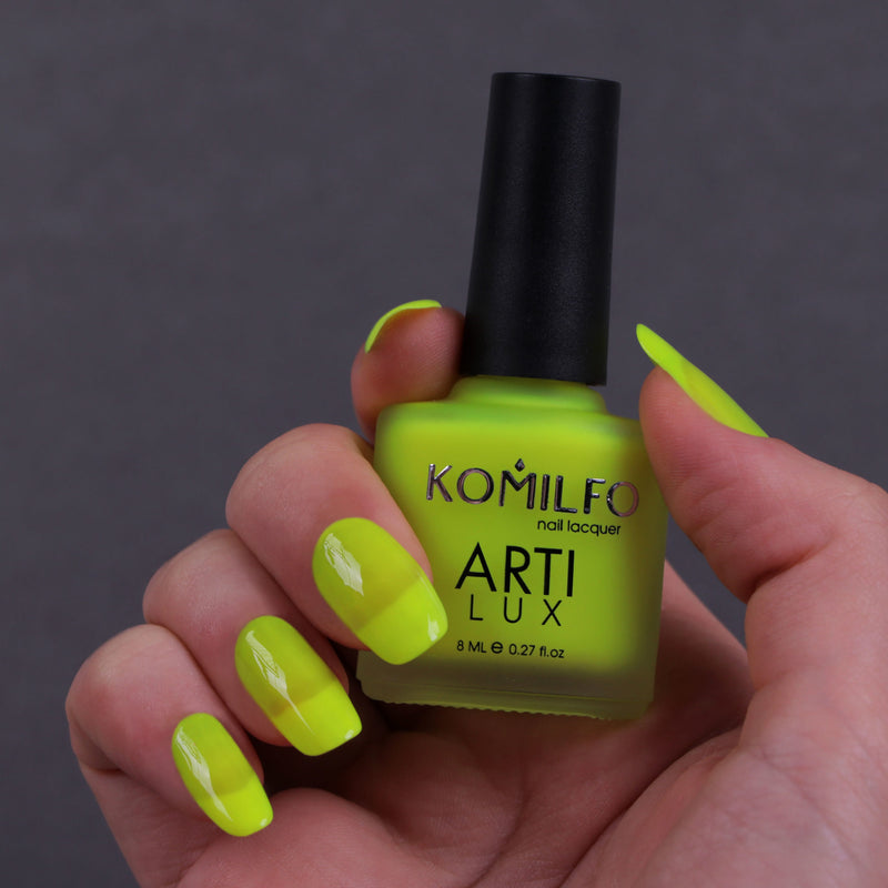 KOMILFO ARTILUX 031 ЗВИЧАЙНИЙ ЛАК ДЛЯ НІГТІВ (НЕ ГЕЛЬ) (ЯСКРАВИЙ ЛИМОН, НЕОН), 8 МЛ 222031