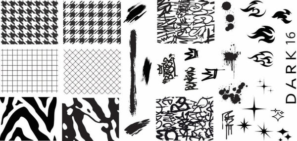 DARK STAMPING PLATE 16 Article : DARK16