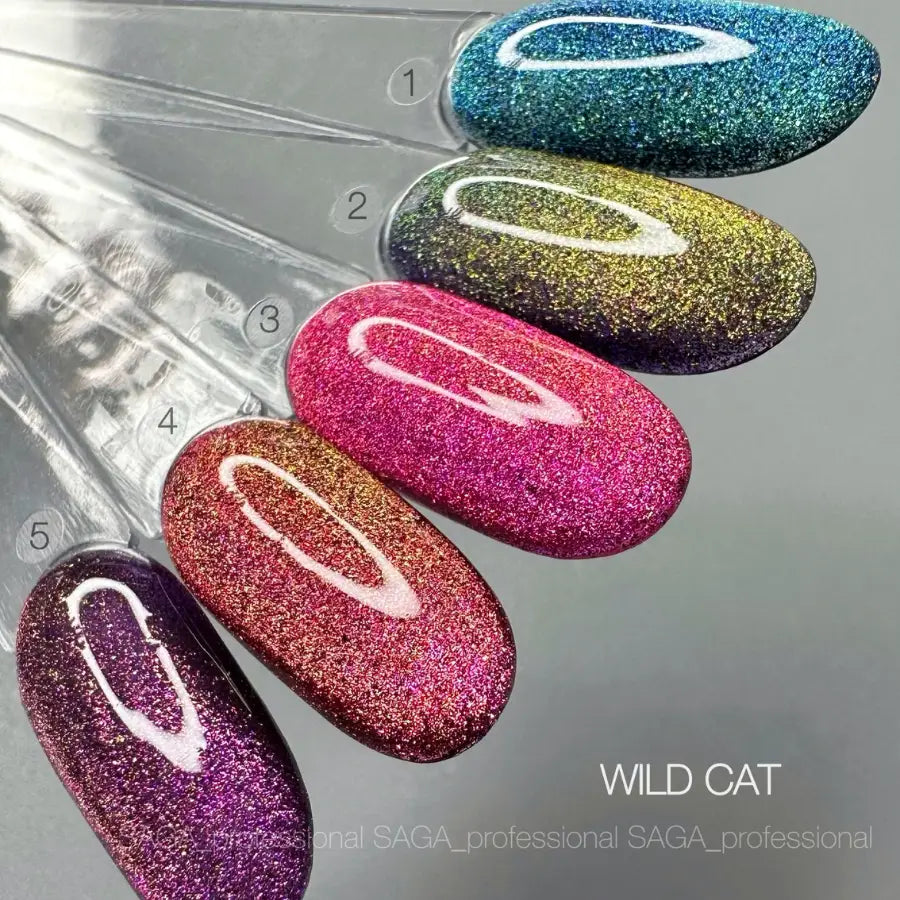 ГЕЛЬ-ЛАК SAGA WILD CAT №01, 9 МЛ 