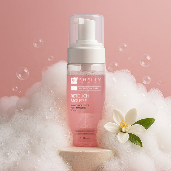Post-manicure foam with Photoshop effect Retouch Mousse Shelly 150 ML