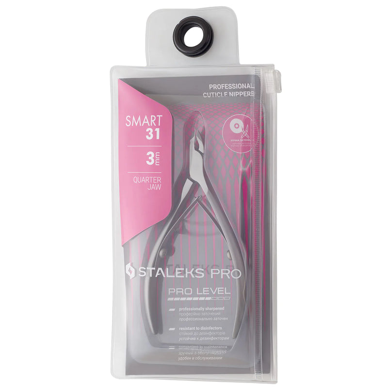 STALEKS PRO SMART 31 ПРОФЕСІЙНІ КУСАЧКИ ДЛЯ КУТИКУЛИ 3 MM NS-31-3