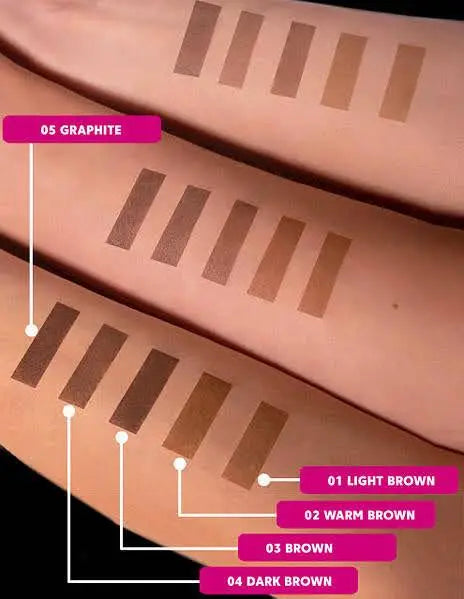 ZOLA НАБОР КРАСКИ ДЛЯ БРОВЕЙ С КОЛЛАГЕНОМ 5Х15МЛ (5 ЦВЕТОВ И ОКИСЛИТЕЛЬ) 04904