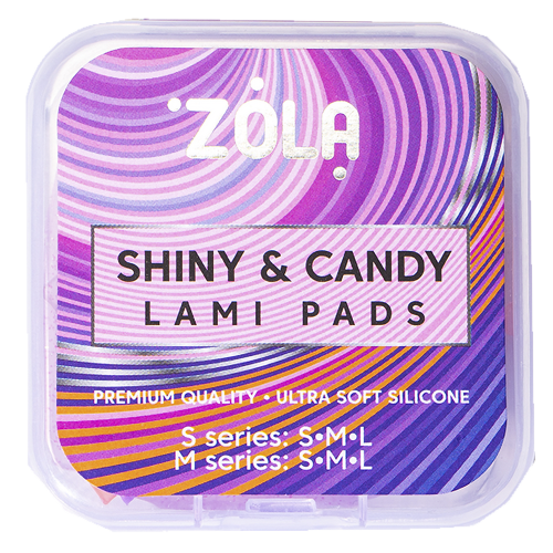 СИЛИКОНОВЫЕ ПОДКЛАДКИ ДЛЯ ЛАМИНИРОВАНИЯ ZOLA SHINY &amp; CANDY (СЕРИЯ S -S, M, L, СЕРИЯ M -S, M, L) 05126