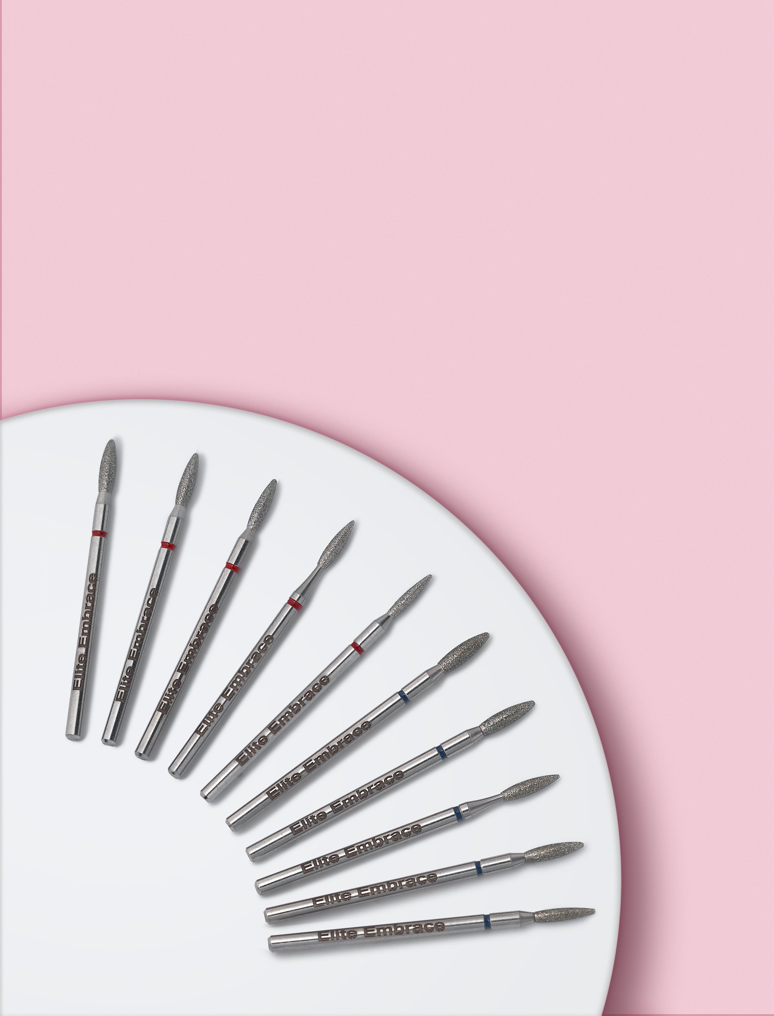 Профессиональная насадка для ногтей ELITE EMBRACE Flame 2,1*8 мм DD2973