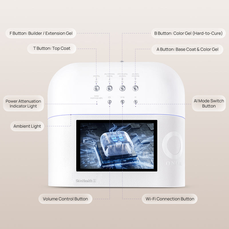 O NAIL AI Nail Smart Lamp