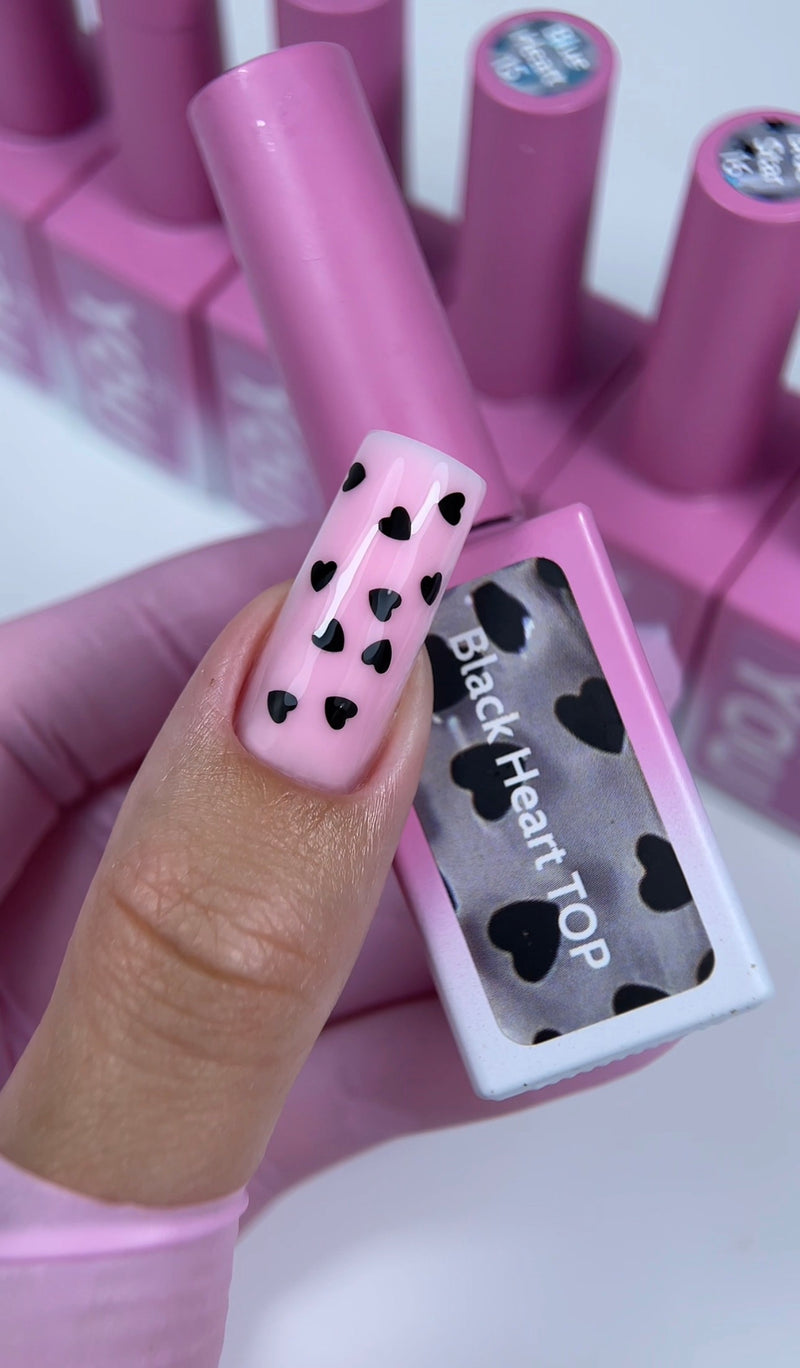 Elite Embrace Professional Heart Top Coat 6pcs Set
