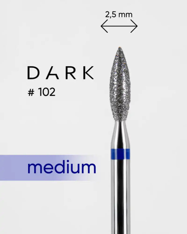 DARK DIAMOND NAIL BIT  #102 BLUE FLAME 024 F102