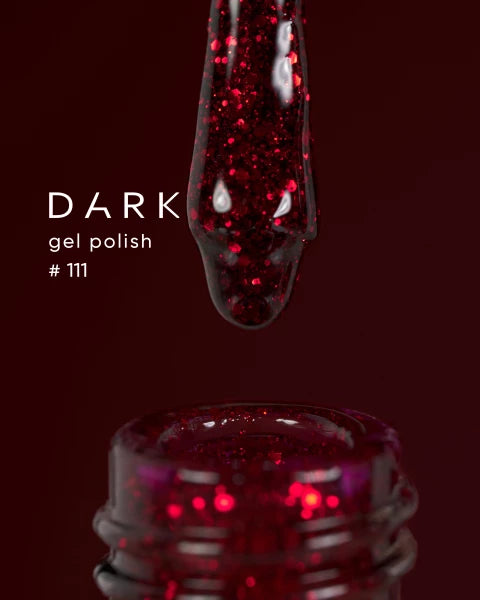 Dark gel polish  111, 10 ml