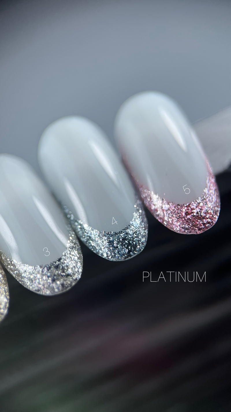 SAGA professional Platinum Gel № 05 (pink, metallic), 5 ml