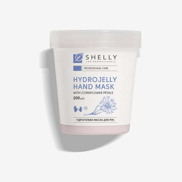 SHELLY Hydrojelly Hand Mask with cornflower petals 200 g