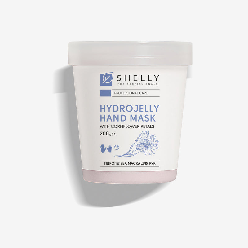 SHELLY Hydrojelly Hand Mask with cornflower petals 200 g