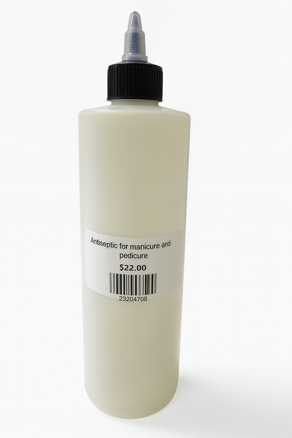 Antiseptic for manicure and pedicure.