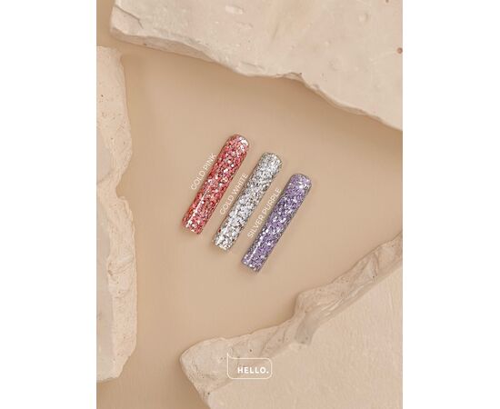 HEYLOVE. COIN GEL, SILVER PURPLE, 5 G HL-CG05-003