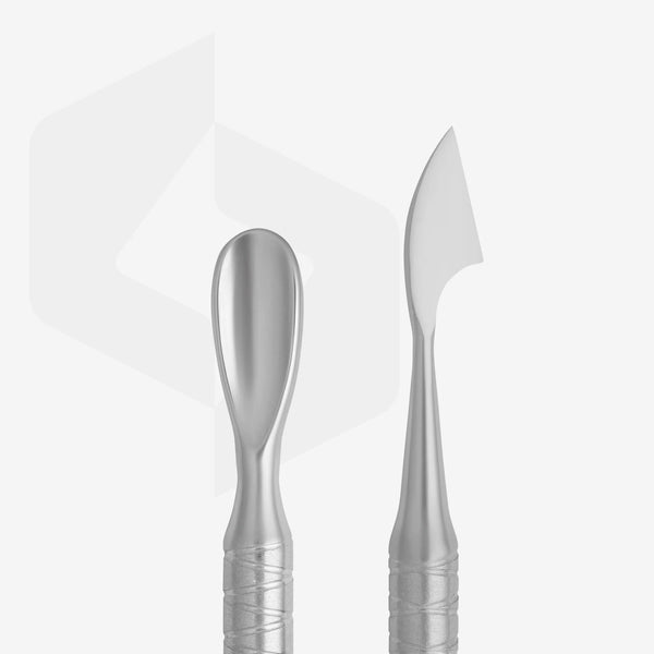 STALEKS CLASSIC 30 TYPE 2 ROUNDED PUSHER + HATCHET) ПЛОСКА МАНІКЮРНА ШПАТЕЛЬ PC-30/2