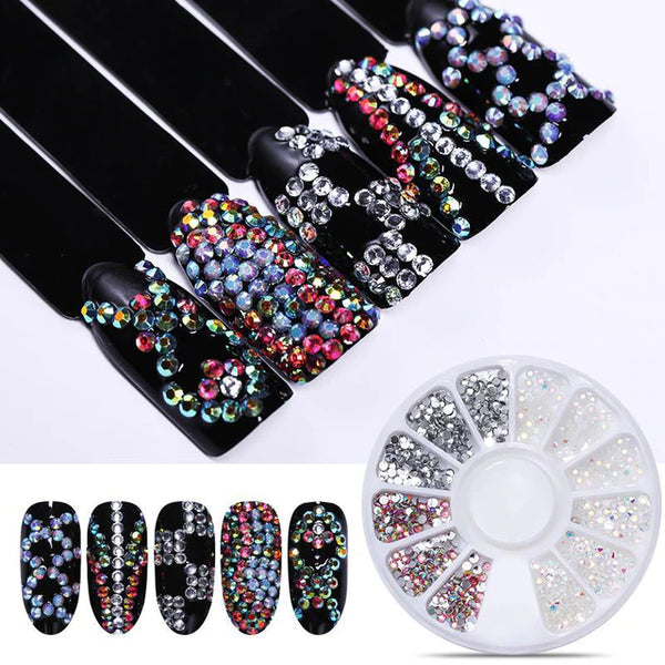 nail art glitter rhinestone
