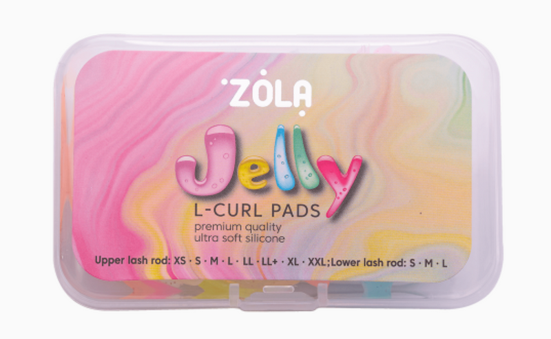 ZOLA PADS JELLY L-CURL LASH LAMINATING PADS FOR UPPER AND LOWER LASHES 05535