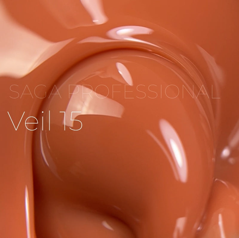 SAGA professional Builder Gel Veil (карамель) 15 30мл BGV15-30