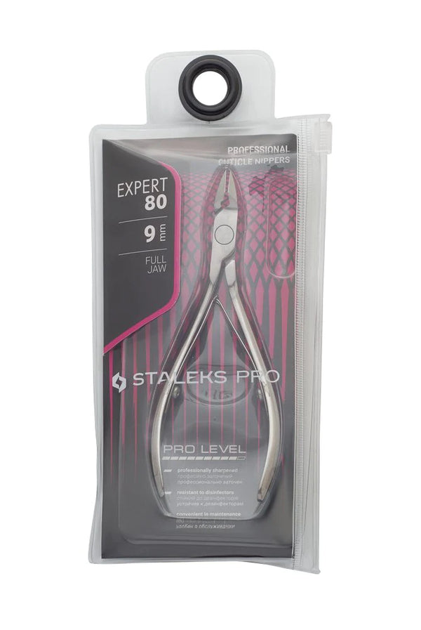 STALEKS PRO EXPERT 80 ПРОФЕСІЙНІ КУСАЧКИ ДЛЯ КУТИКУЛИ 9 ММ NE-80-9