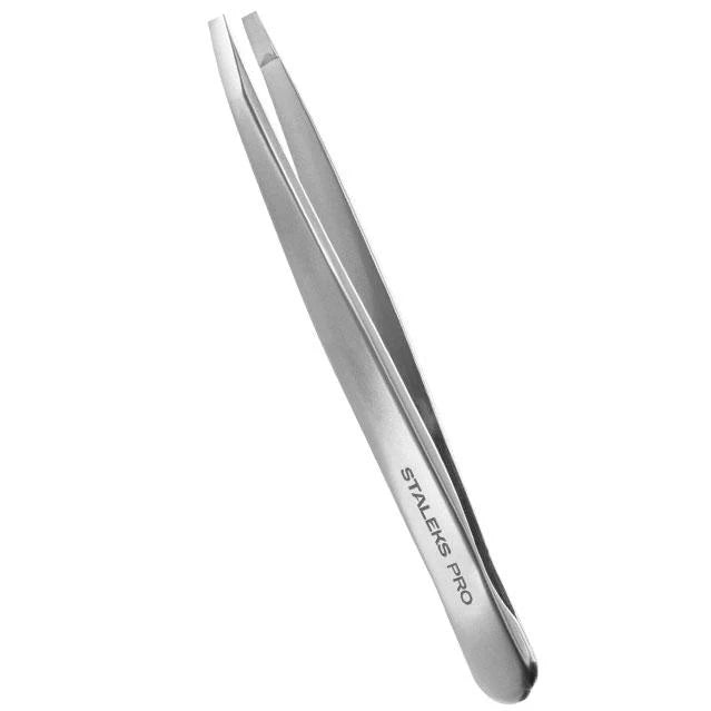 STALEKS PRO EXPERT 10 ПИНЦЕТ ДЛЯ БРОВЕЙ ТИП 2 ПРЯМОЙ TE-10/2