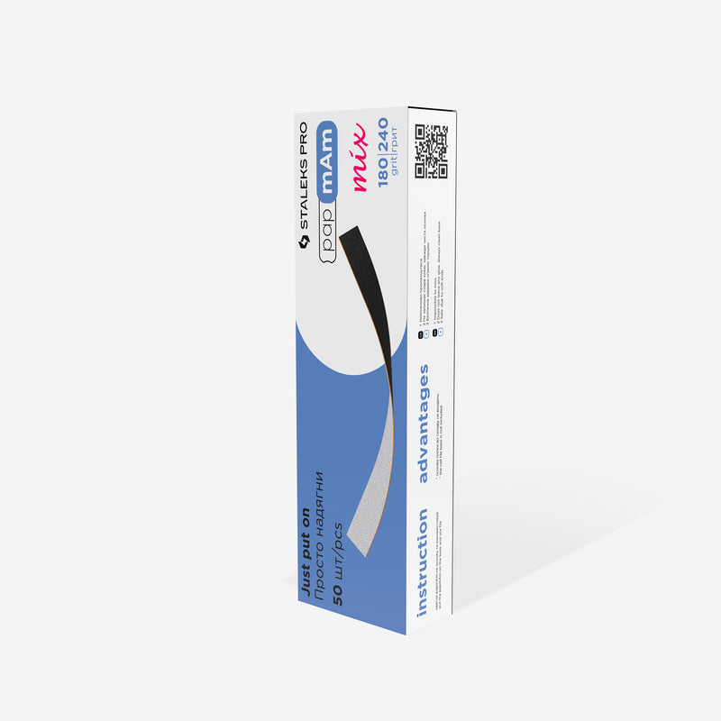 Файлы одноразовые двусторонние papmAm Mix EXPERT, зернистость 180/240 (50 шт) DFCEMix-22-180/240