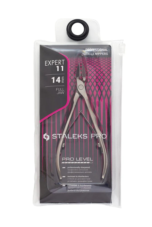 STALEKS PRO EXPERT 11 ПРОФЕСІЙНІ КУСАЧКИ ДЛЯ КУТИКУЛИ 14 ММ NE-11-14