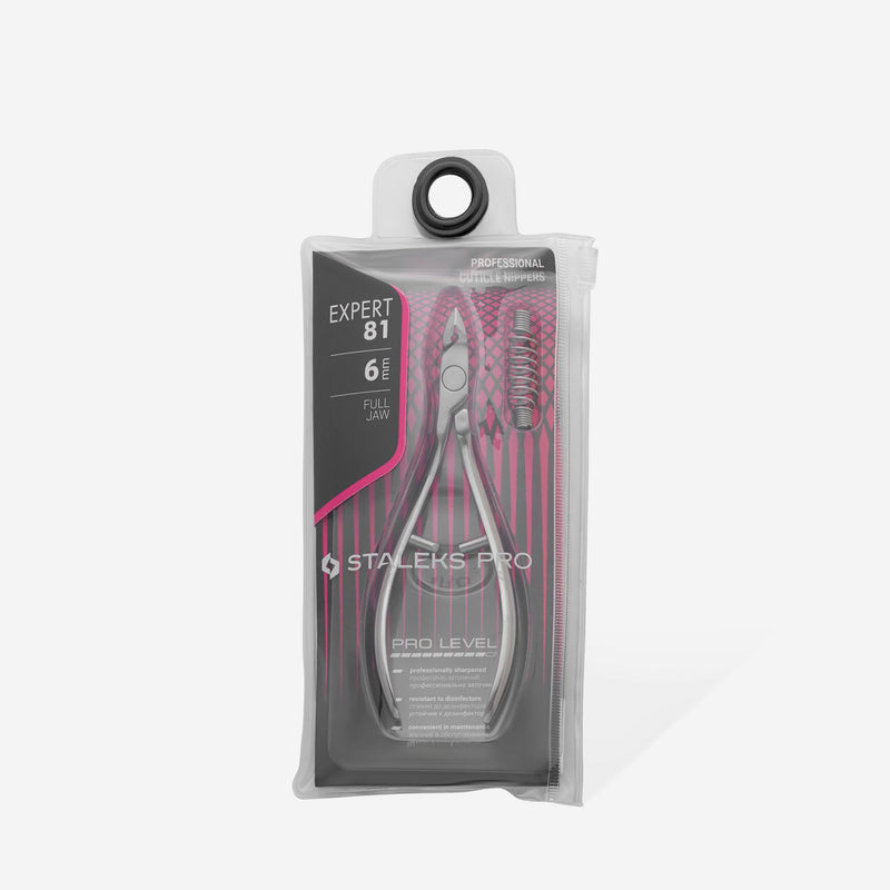 STALEKS PRO EXPERT 81 PROFESSIONAL CUTICLE NIPPERS 6 MM NE-81-6