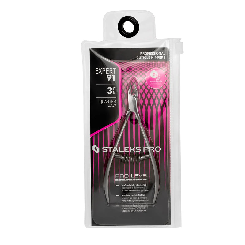 STALEKS PRO EXPERT 91 PROFESSIONAL CUTICLE NIPPERS 3 MM NE-91-3