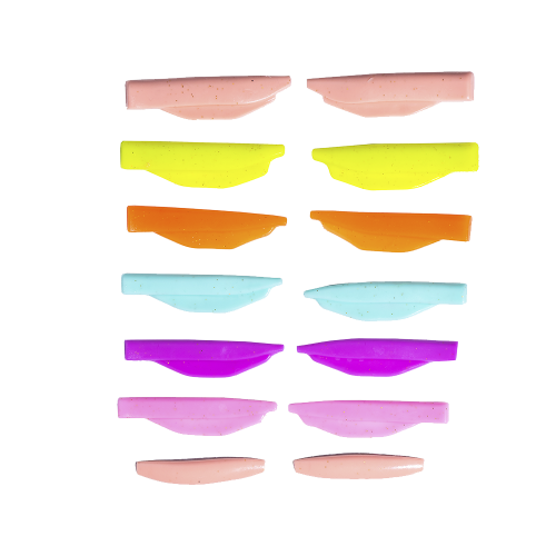 ZOLA LAMINATION SILICONE PADS RAINBOW L-CURL (2S, 2.5M, 3L, 4XL, 4.5XLL) 05127